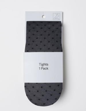 Collant à pois noir H&M