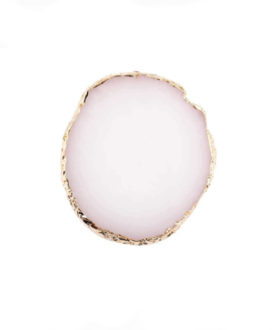 happyhouse009 Plateau de présentation pour Nail Art en résine pour Bijoux, Collier, Bague, Boucles d’oreilles, Résine, Blanc