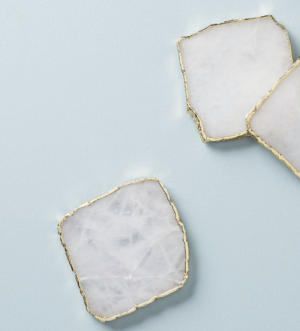 Slivered Geode Coaster ANTHROPOLOGIE