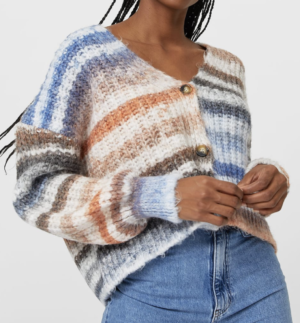 Veste maille multicolore STRADIVARIUS