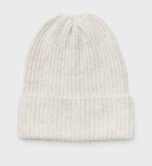 Bonnet basique Stradivarius laine blanc