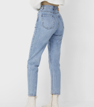 Jean coupe mom Stradivarius