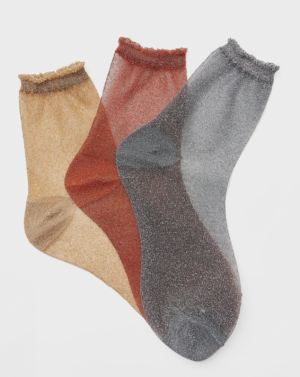 Chaussettes effet brillant STRADIVARIUS