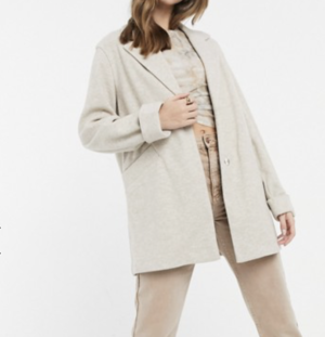 Bershka – Manteau – Écru
