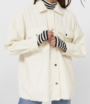 Surchemise velours côtelé STRADIVARIUS