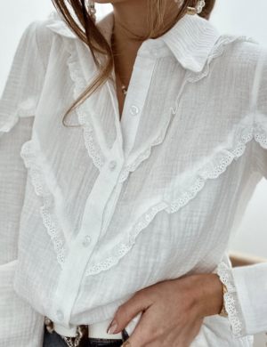 LA CHEMISE FLO BLANCHE GUALAP