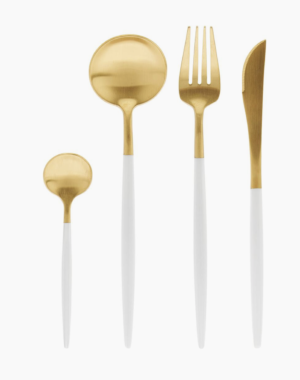 Ménagère dorée mate Faina, 6 personnes (24 élém.)