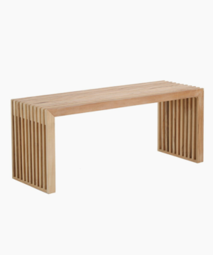Banc en teck moderne Rib WESTWING