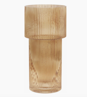 Vase en verre ambré Lija westwing