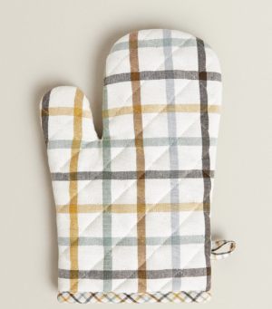 GANT DE CUISINE COTON FIL TEINTÉ ZARA HOME