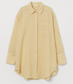 Chemise en lin mélangé H&M