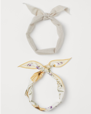 Lot de 2 foulards/bandeaux H&M