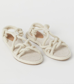 Sandales corde H&M