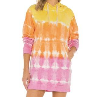 ROBE SWEAT MALIBU Electric & Rose