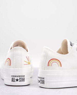 Converse – Chuck Taylor – Lift Sunshine – Baskets – Blanc