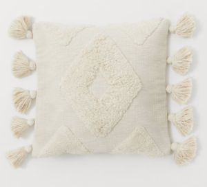 Housse de coussin à pompons H&M HOME