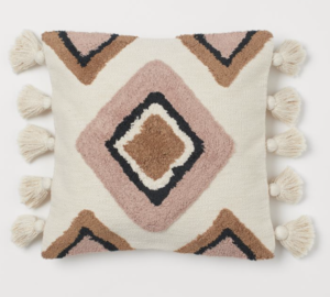 coussins pompons h&m home