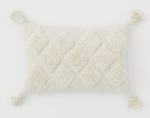 Housse de coussin à pompons H&M HOME