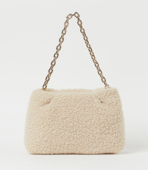 Pochette en tissu peluche H&M