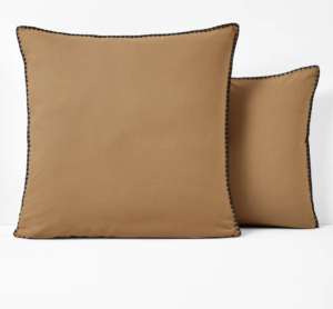 LA REDOUTE INTERIEURS Taie d’oreiller en coton lavé, brodée, Merida