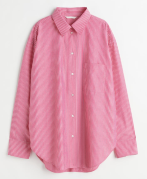 Chemise oversize en coton H&M