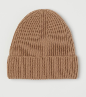 Bonnet en maille côtelée H&M