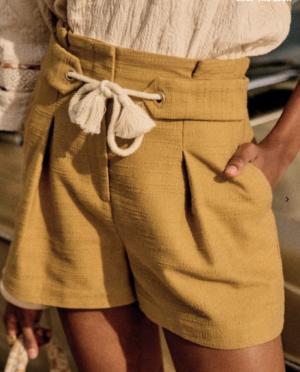 SHORT ADRIEN  Safran sézane