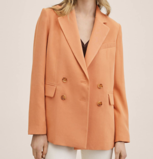 Veste de costume double boutonnage MANGO