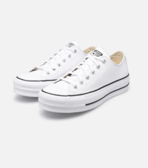 Converse Baskets – Chuck Taylor Lift Clean Ox – Blanc SARENZA