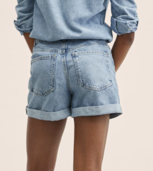 MOM-FIT Short denim mom-fit RÉF. 27067122-MOM80-LM mango