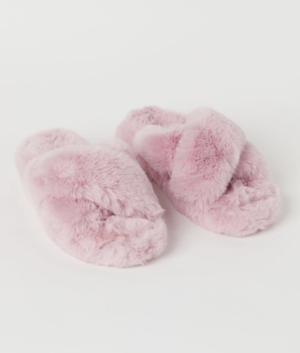 Chaussons H&M rose