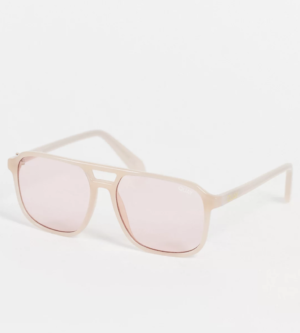 Quay – On The Fly – Lunettes de soleil aviateur – Cristal