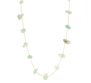 CESARE JOLIE NECKLACE GREEN NEW ONE JEWELRY