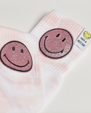 Calzedonia Chaussettes roses smiley