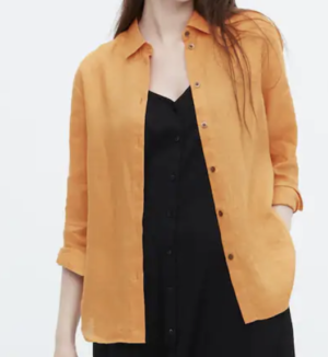 CHEMISE 100 % LIN PREMIUM FEMME UNIQLO