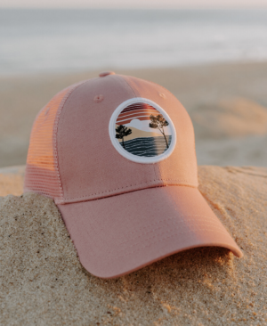 CASQUETTE DUNE ROSE-filet oh les jolis