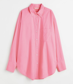 Chemise en coton oversiz ROSE H&M