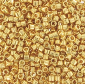 MIYUKI DELICA 11/0 DB0031 – 24KT GOLD PLATED X5G