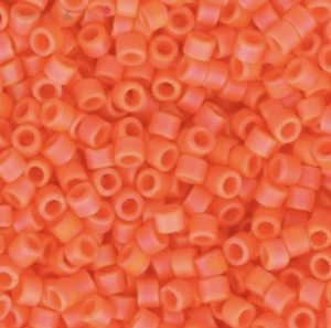 MIYUKI DELICA 11/0 DB0872 – MAT OPAQUE ORANGE AB X8G PERLES AND CO