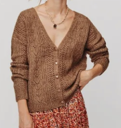 Promod Gilet maille torsadée