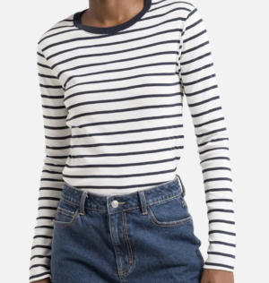 Petit bateau T-shirt l’Iconique col rond en coton