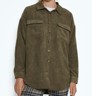 Noisy may Surchemise en velours côtelé