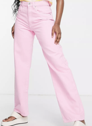 Cotton:On – Jean droit large – Vieux rose