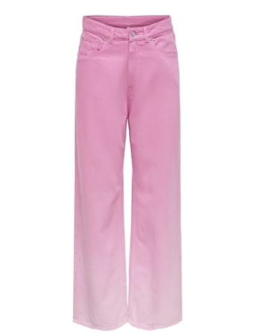 jean taille haute rose NEONaga effet surteint only