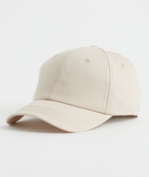 Casquette en twill de coton beige H&M