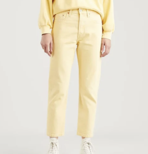 LEVI’S Jean 501® Crop jaune