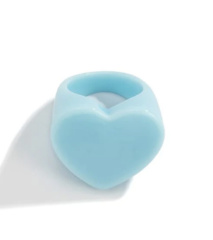 Bague COEUR BLEUE drole d’oiseau store