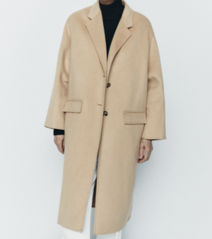 MANTEAU DOUBLE FACE AVEC LAINE COLLECTION ZW