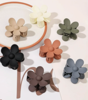 Femme 7 pièces Griffe à cheveux design fleur décontracté pour décoration quotidienne