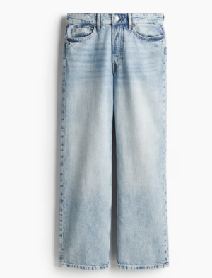 Straight Regular Jeans bleu H&M